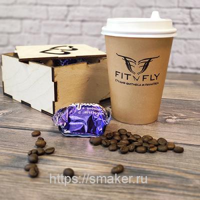 Пример оформления стакана для кофе  Fit Fly Coffee